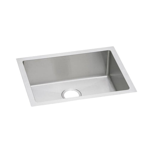 Elkay EFRU2115T Crosstown 16 Gauge Stainless Steel 23-1/2" x 18-1/4" x 8" 1-Bowl Undermount Kitchen Sink