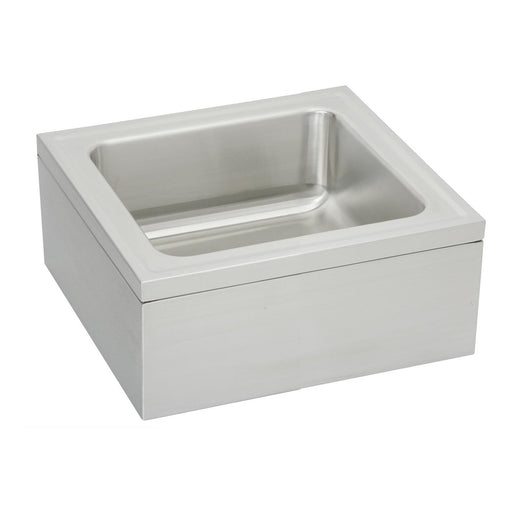 Elkay EFS2523C Stainless Steel 25" x 23" x 8" 1-Bowl, Floor Mount Service Sink Package