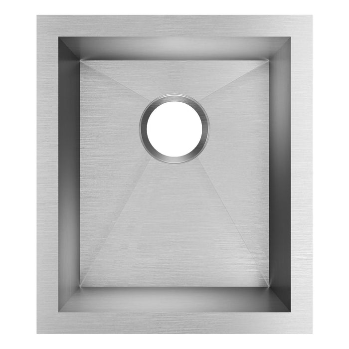 Elkay EFU131610T Crosstown 16 Gauge Stainless Steel 16" x 18-1/2" x 10", 1-Bowl Undermount Kitchen Sink