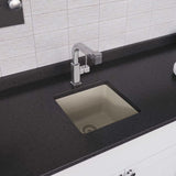 Elkay ELG1616BQ0 Quartz Classic 15-3/4" x 15-3/4" x 7-11/16" Dual Mount Bar Sink, Bisque