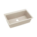 Elkay ELGR13322BQ0 Quartz Classic 33" x 20-7/8" x 9-7/16", Single Bowl Top Mount Kitchen Sink, Bisque