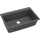 Elkay ELGR13322GY0 Quartz Classic Single Bowl Top Mount Sink, Dusk Gray