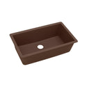 Elkay ELGRU13322MC0 Quartz Classic 33" x 18-7/16" x 9-7/16", 1-Bowl Undermount Kitchen Sink, Mocha