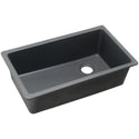 Elkay ELGU13322GY0 Quartz Classic 33" x 18-3/4" x 9-1/2", 1-Bowl Undermount Kitchen Sink, Dusk Gray