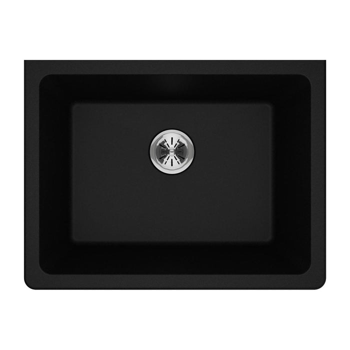 Elkay ELGU251912PDBK0 Quartz Classic 25 x 18-1/2 x 11-13/16" Undermount Laundry Sink, Black