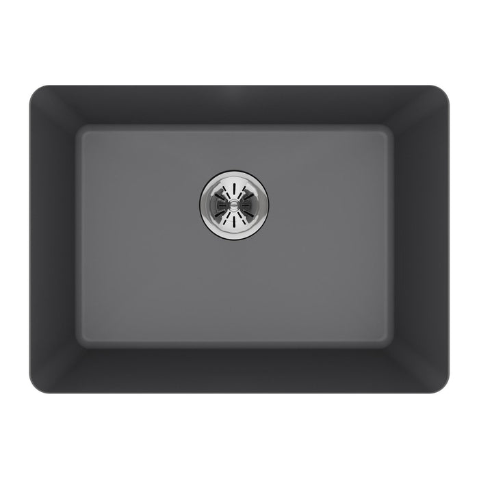 Elkay ELGU251912PDGS0 Quartz Classic 25 x 18-1/2 x 11-13/16" Undermount Laundry Sink, Greystone