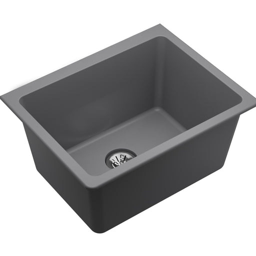Elkay ELGU251912PDGS0 Quartz Classic 25 x 18-1/2 x 11-13/16" Undermount Laundry Sink, Greystone