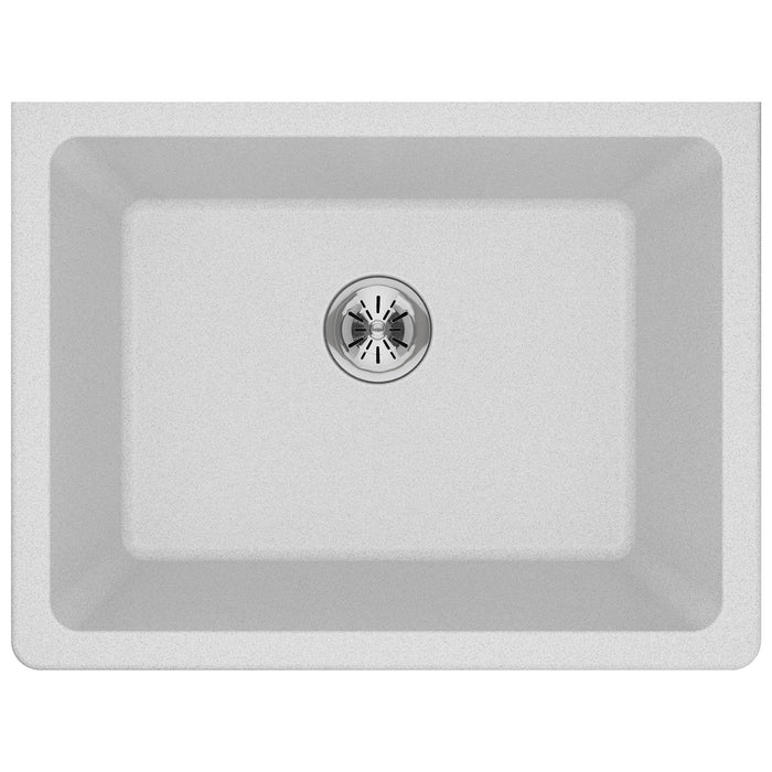 Elkay ELGU251912PDWH0 Quartz Classic 25 x 18-1/2 x 11-13/16" Undermount Laundry Sink, White
