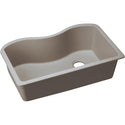 Elkay ELGUS3322RGR0 Quartz Classic 33" x 20" x 9-1/2", Single Bowl Undermount Kitchen Sink, Greige
