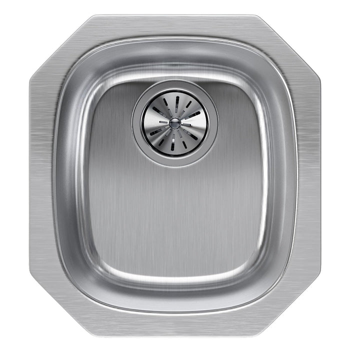 Elkay ELUH1113 Lustertone Stainless Steel 14-1/4" x 15-3/4" x 5-15/16", 1-Bowl Undermount Kitchen Sink