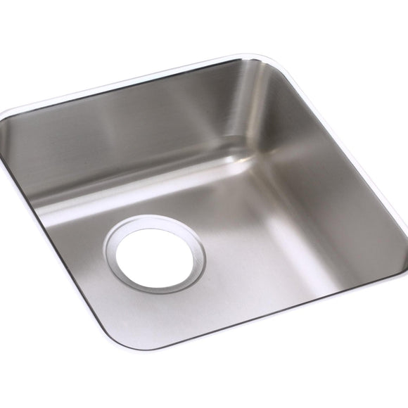 Elkay ELUHAD121245 Lustertone Stainless Steel 14-1/2" x 14-1/2" x 4-3/8" 1-Bowl Undermount ADA Kitchen Sink