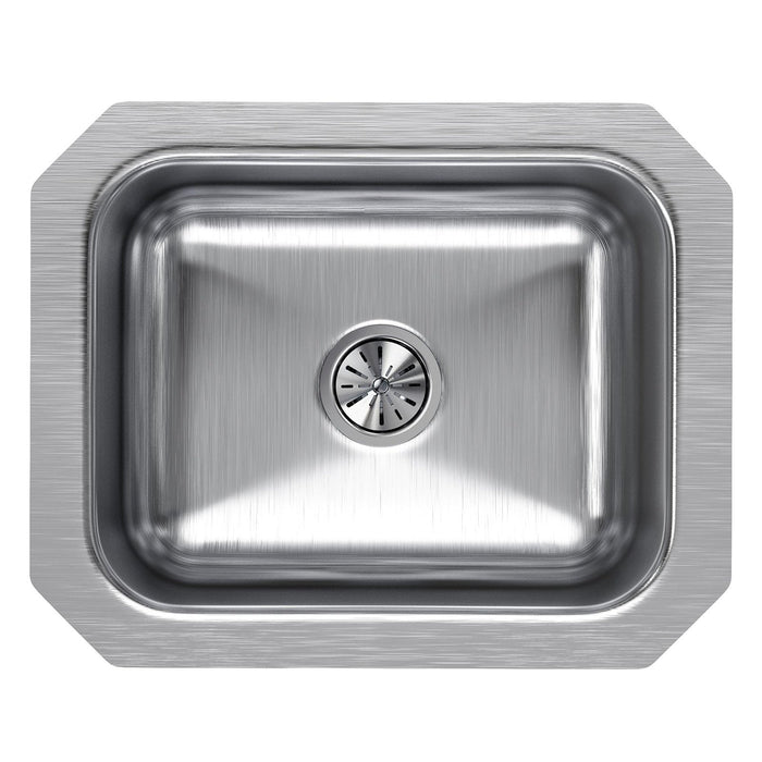 Elkay ELUH129 Lustertone Stainless Steel 14-1/2" x 11-3/4" x 7", 1-Bowl Undermount Bar Sink