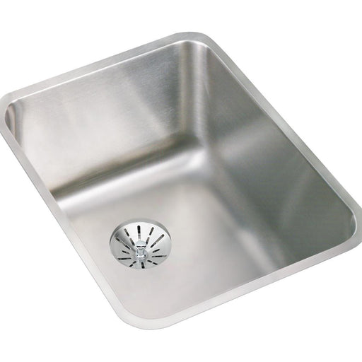 Elkay ELUH141810PD Lustertone 16-1/2 x 20-1/2 x 9-7/8" Undermount Kitchen Sink, Perfect Drain