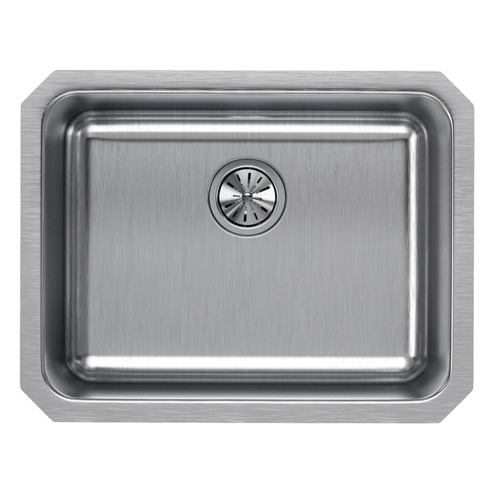 Elkay ELUH211510 Lustertone Stainless Steel 23-1/2" x 18-1/4" x 10", 1-Bowl Undermount Kitchen Sink
