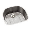 Elkay ELUH211810DBG Lustertone Stainless Steel 23-5/8" x 21-1/4" x 10", 1-Bowl Undermount Kitchen Sink Kit