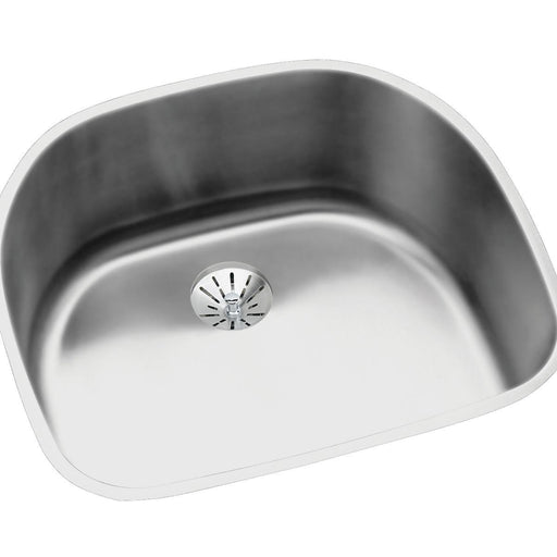 Elkay ELUH211810PD Lustertone Stainless Steel 23-5/8 x 21-1/4 x 10" Undermount Kitchen Sink, Perfect Drain