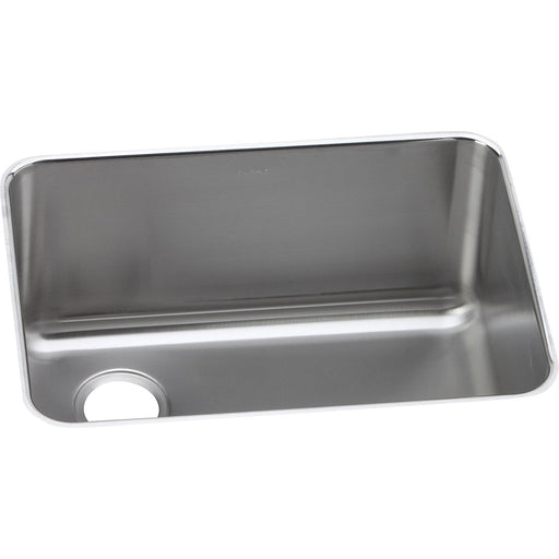 Elkay ELUH231710L Lustertone Stainless Steel 25-1/2" x 19-1/4" x 10", 1-Bowl Undermount Kitchen Sink