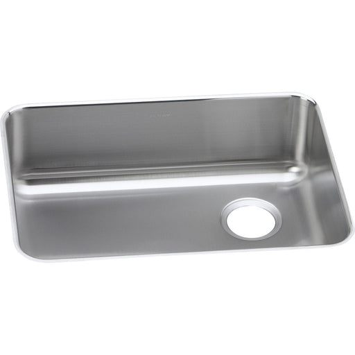 Elkay ELUH2317R Lustertone Stainless Steel 25-1/2" x 19-1/4" x 8", 1-Bowl Undermount Kitchen Sink