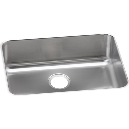 Elkay ELUH2317 Lustertone Stainless Steel 25-1/2" x 19-1/4" x 8", 1-Bowl Undermount Kitchen Sink