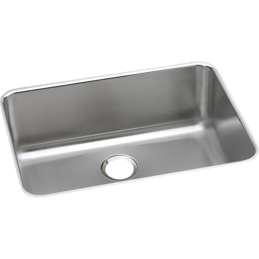 Elkay ELUH241610 Lustertone Stainless Steel 26-1/2" x 18-1/2" x 10", 1-Bowl Undermount Kitchen Sink