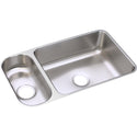 Elkay ELUH3219 Lustertone Stainless Steel 32-1/4 x 18-1/4 x 7-3/4" 30/70 2-Bowl Undermount Kitchen Sink