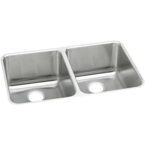 Elkay ELUH361710 Lustertone Stainless Steel 35-3/4" x 18-1/2" x 10", 2-Bowl Undermount Kitchen Sink