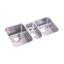 Elkay ELUH4020 Lustertone Stainless Steel 40" x 20-1/2" x 9-7/8", Triple Bowl Undermount Kitchen Sink