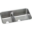 Elkay ELUHAQD32179 Lustertone 32-1/16 x 18-1/2 x 9" 2-Bowl Undermount Kitchen Sink, Aqua Divide