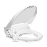 Brondell Swash Select EM617 Electronic Bidet Seat for Rounded Toilets in White with Warm Air Dryer