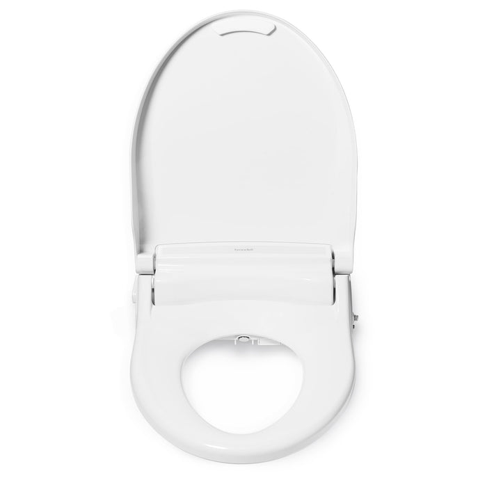 Brondell Swash Select EM617 Electronic Bidet Seat for Elongated Toilets in White with Warm Air Dryer