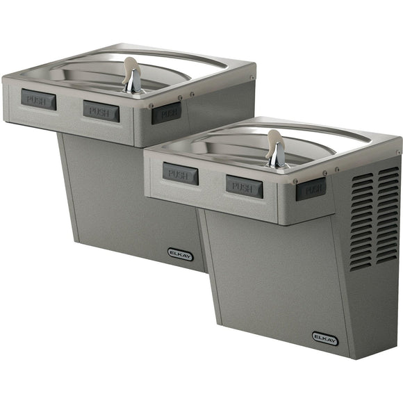 Elkay EMABFTL8SC Wall Mount Bi-Level ADA Water Cooler, Non-Filtered 8 GPH Stainless Steel