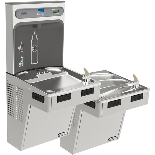 Elkay EMABFTL8WSSK EZH2O Filling Station, Bi-Level ADA Water Cooler, Non-Filtered 8 GPH Stainless Steel