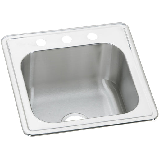 Elkay ESE2020102 Celebrity Stainless Steel 20" x 20" x 10-1/8", 1-Bowl Top Mount Laundry Sink
