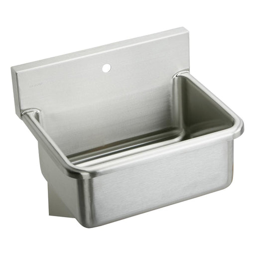 Elkay EWS25201 Stainless Steel 25" x 19.5" x 10-1/2", Wall Hung 1-Bowl Hand Wash Sink
