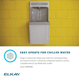 Elkay EZ8WSSSMC ezH2O Refrigerated Surface Mount Bottle Filling Station, Non-Filtered 8GPH Stainless Steel, ADA Compliant