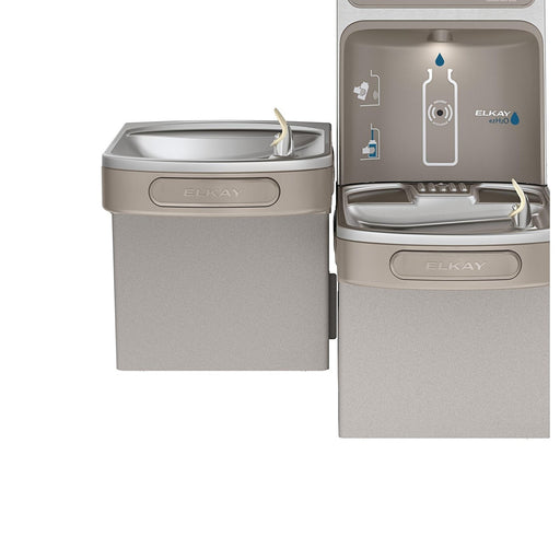 Elkay EZSTLDDWSLK EZH2O Filling Station and Versatile Bi-Level Water Cooler, Non-Refrigerated Gray