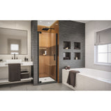 DreamLine SHDR-4330000-09 Elegance-LS 30 1/2 - 32 1/2"W x 72"H Frameless Pivot Shower Door in Satin Black
