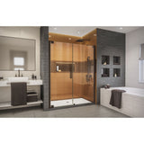 DreamLine SHDR-4325300-06 Elegance-LS 53 1/4 - 55 1/4"W x 72"H Frameless Pivot Shower Door in Oil Rubbed Bronze