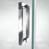DreamLine SHDR-4335180-01 Elegance-LS 51 3/4 - 53 3/4"W x 72"H Frameless Pivot Shower Door in Chrome