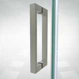 DreamLine SHDR-4332300-04 Elegance-LS 60 1/4 - 62 1/4"W x 72"H Frameless Pivot Shower Door in Brushed Nickel