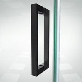 DreamLine SHDR-444622-09 Elegance Plus 46-46 3/4"W x 72"H Frameless Pivot Shower Door in Satin Black