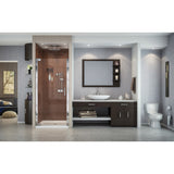 DreamLine SHDR-4132720-01 Elegance 32 1/4 - 34 1/4"W x 72"H Frameless Pivot Shower Door in Chrome - Bath4All