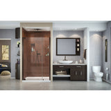 DreamLine SHDR-4147720-06 Elegance 47 3/4 - 49 3/4"W x 72"H Frameless Pivot Shower Door in Oil Rubbed Bronze