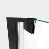 DreamLine SHDR-4325000-09 Elegance-LS 25 1/4 - 27 1/4"W x 72"H Frameless Pivot Shower Door in Satin Black