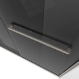 DreamLine SHDR-166076G-04 Encore 56-60" W x 76" H Semi-Frameless Bypass Sliding Shower Door in Brushed Nickel and Gray Glass