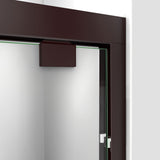 DreamLine DL-7002C-22-06 Encore 36"D x 48"W x 78 3/4"H Bypass Shower Door in Oil Rubbed Bronze and Center Drain Biscuit Base Kit