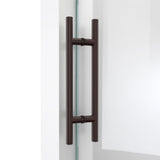 DreamLine TD61600620VDX06 Enigma-X 55-59"W x 62"H Clear Sliding Tub Door in Oil Rubbed Bronze