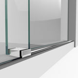 DreamLine SHDR-61606210-08 Enigma-X 55-59"W x 62"H Fully Frameless Sliding Tub Door in Polished Stainless Steel - Bath4All