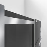 Dreamline SHDR-634876HG01 Essence-H 44-48" W x 76" H Semi-Frameless Bypass Shower Door in Chrome and Gray Glass