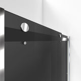 Dreamline SHDR-634876G-01 Essence 44-48" W x 76" H Frameless Smoke Gray Glass Bypass Shower Door in Chrome